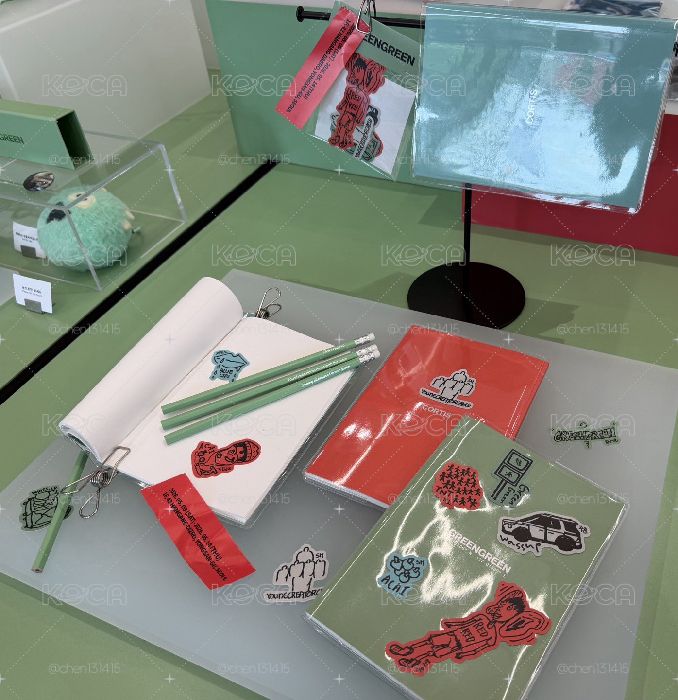 CORTIS GREEN GREEN POP-UP 