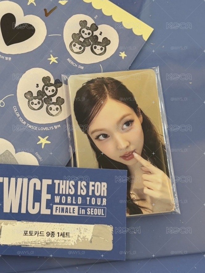 在韓現貨 TWICE 安可場快閃店 任務卡 