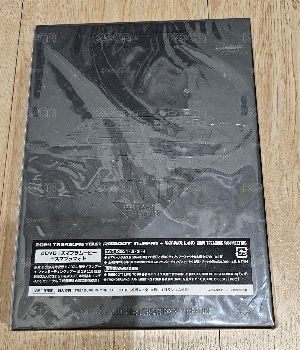 2024 TREASURE TOUR [REBOOT] IN JAPAN + FM ~WONDERLAND~ DVD