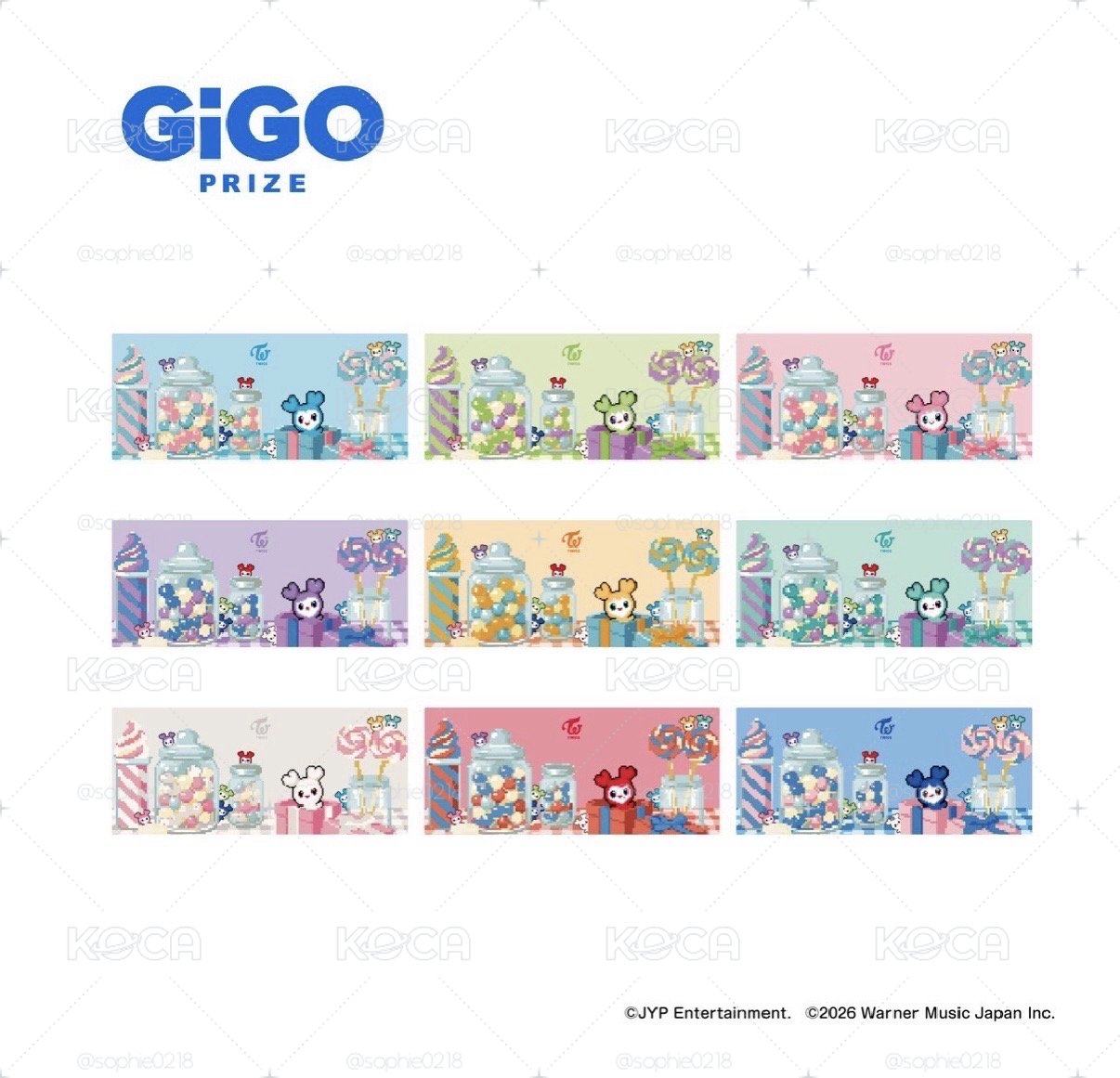 TWICE GIGO滑鼠墊