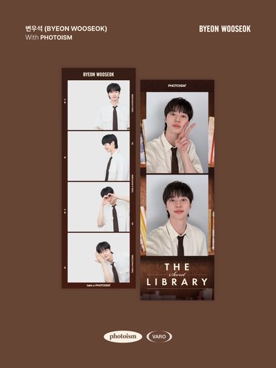 (接單到7/7) BYEON WOOSEOK 26FM X photoism 人生四格卡 代印 1組兩張 