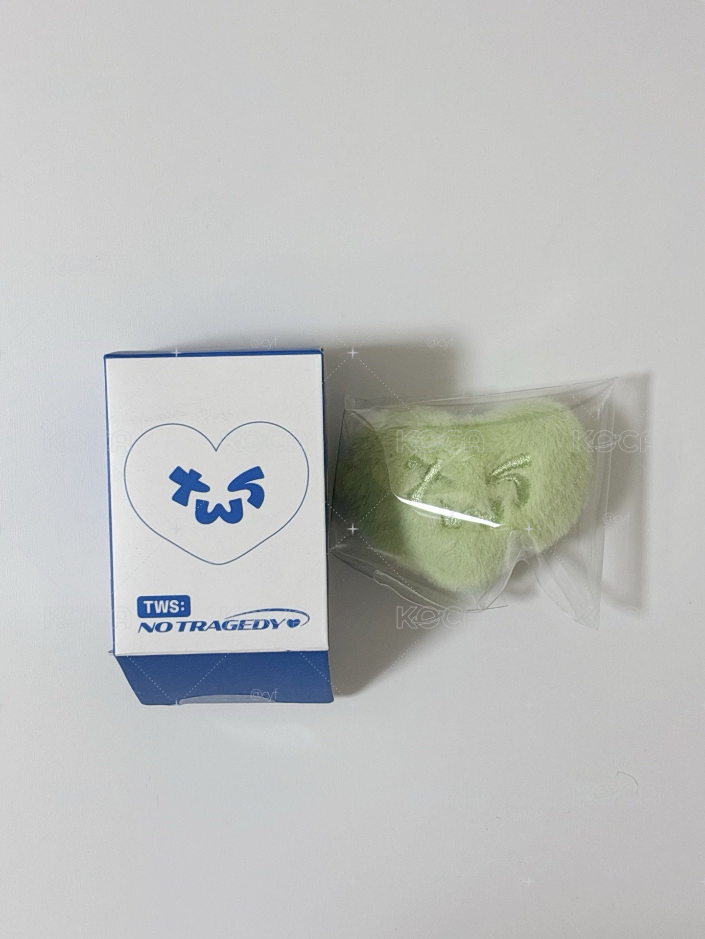 綠色愛心小吊飾
