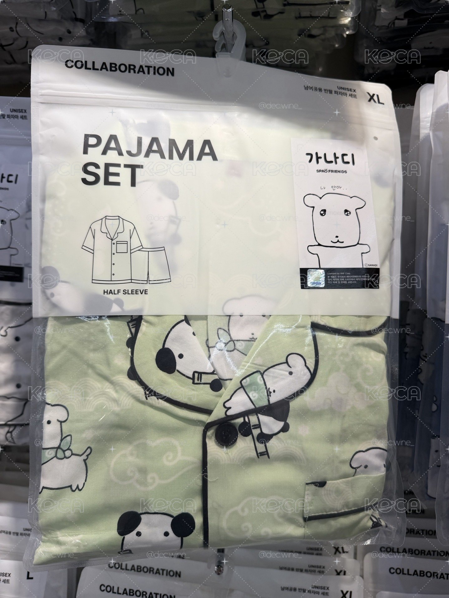 8月回台寄出🚚SPAO가나디睡衣