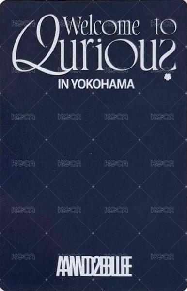 Welcome to Qurious 横浜day3 入場卡 / 場限卡  背面