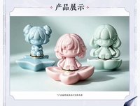 － 單色釉Q版陶瓷可轉手辦