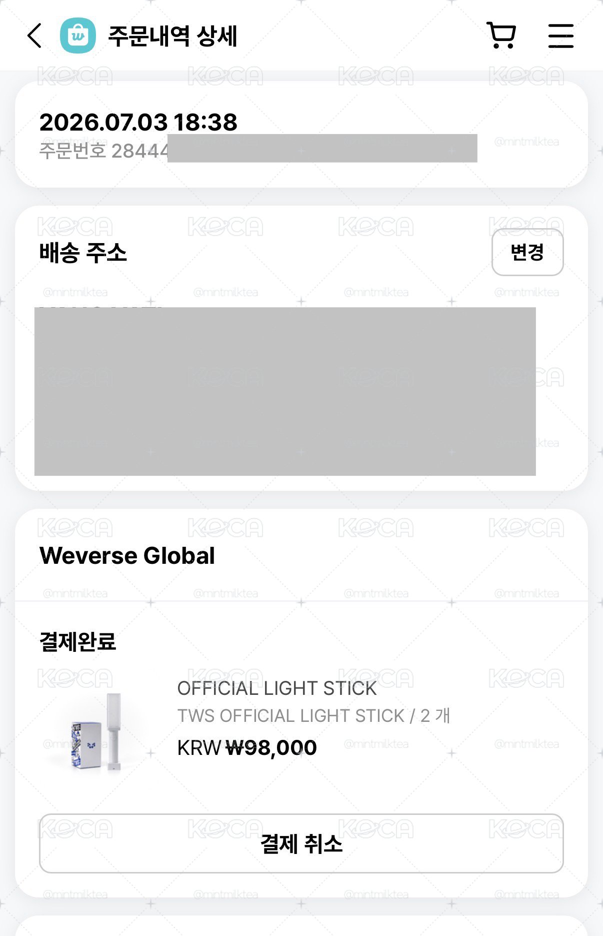 預購 TWS OFFICIAL LIGHT STICK 手燈