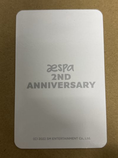 二周年 周邊卡 生日卡柚