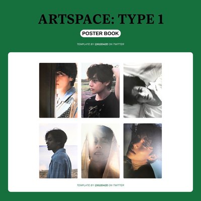 BTS V 金泰亨 Type1海報組