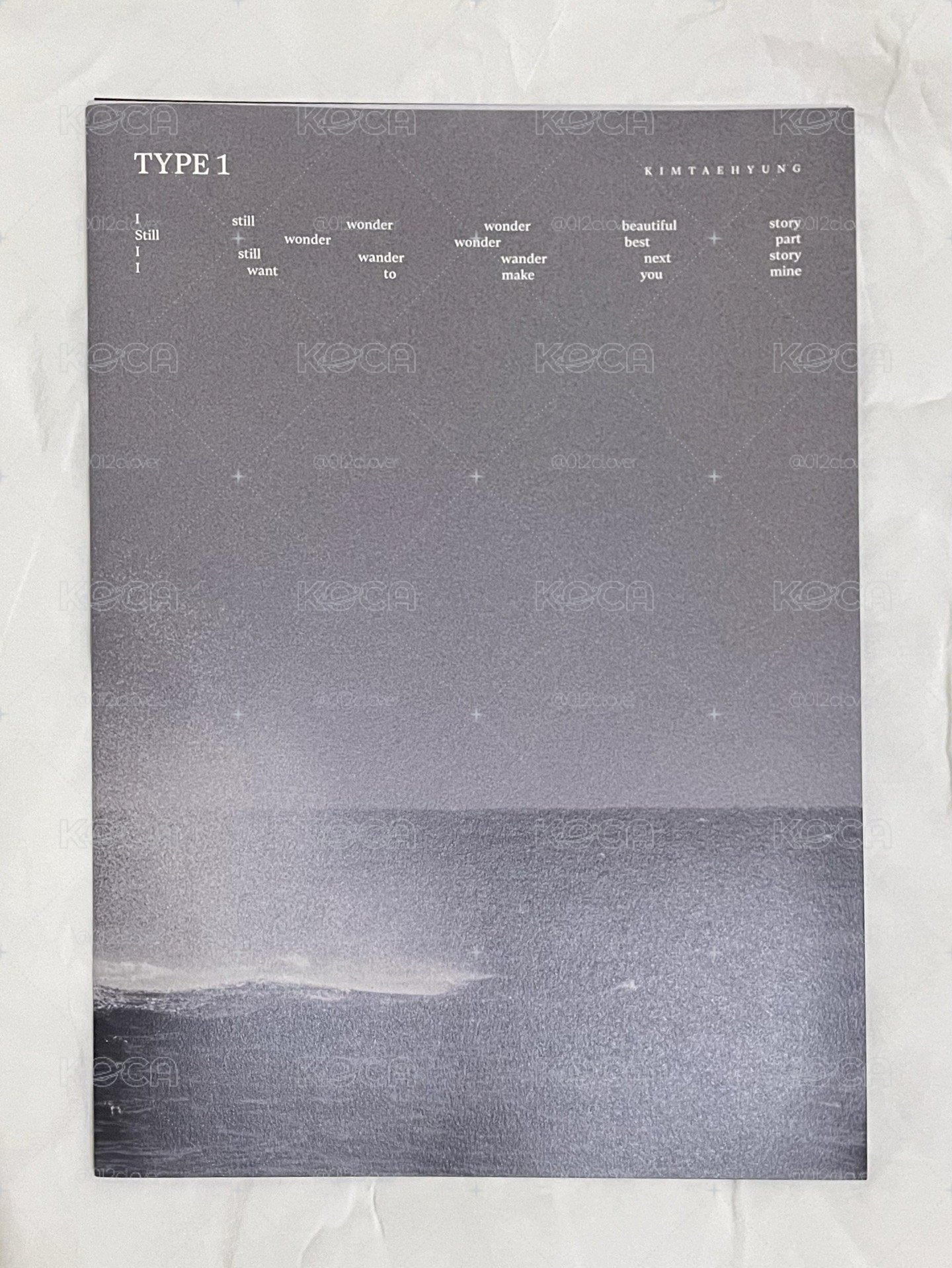 BTS V 金泰亨 Type1海報組