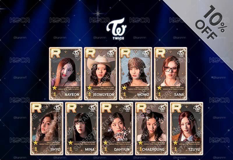 TWICE韓國安可遊戲卡