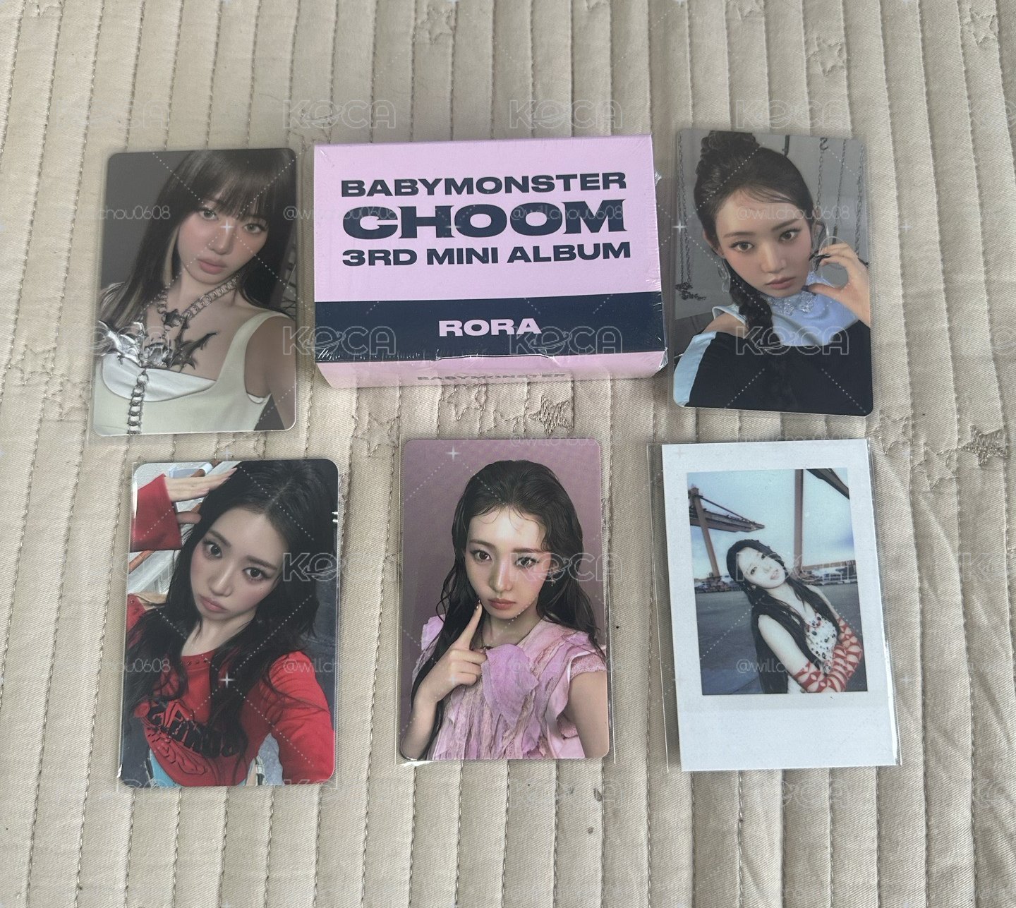 Babymonster Choom 茶娃專 京東特典 台北快閃滿額小卡加拍立得