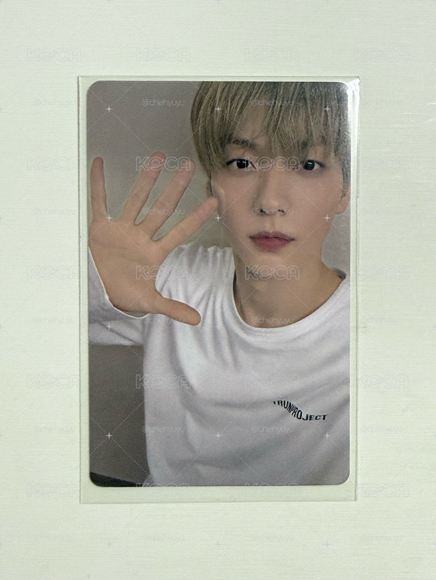 崔秀彬 迷六 yzy 告白ver. 特典卡 中文卡背