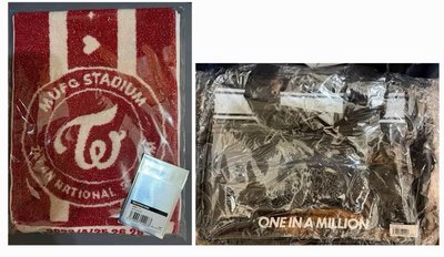 韓國 日本 TWICE 世巡 this is for 演唱會 新國立 保齡球包 包包 毛巾 應援毛巾 小卡 合售 現貨
