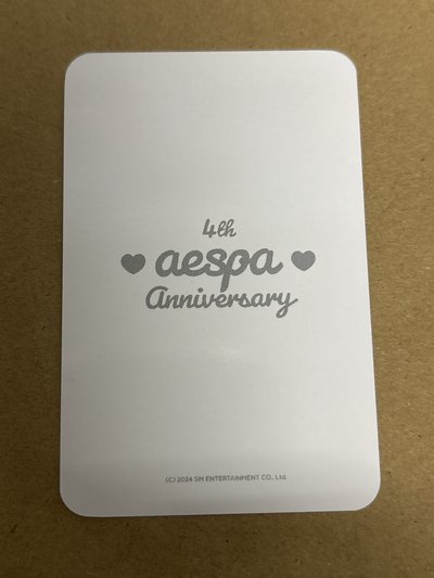 四周年 周邊卡 裝飾立牌柚