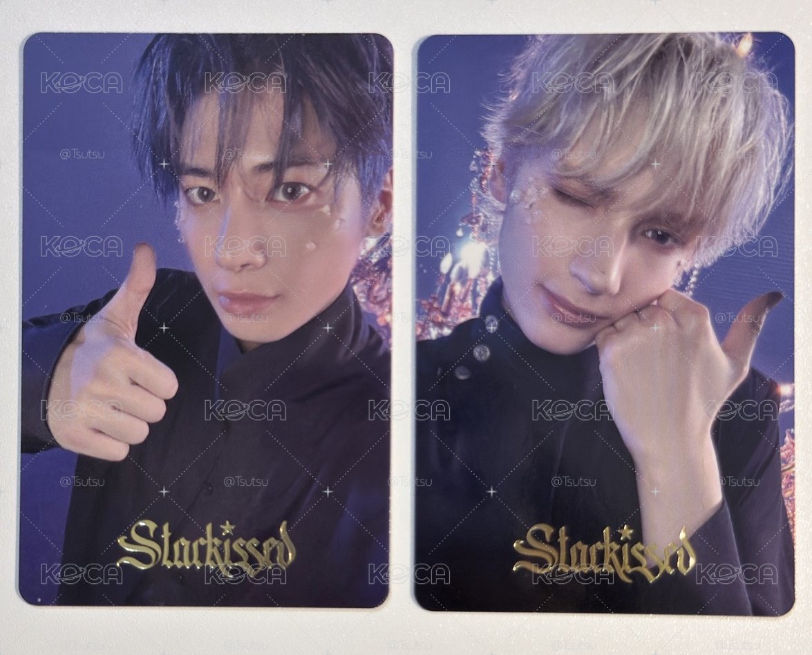 （現貨2張一起 一日內寄出)TXT starkissed 日咖 🐱🐶 姜太顯 休寧凱 特典
