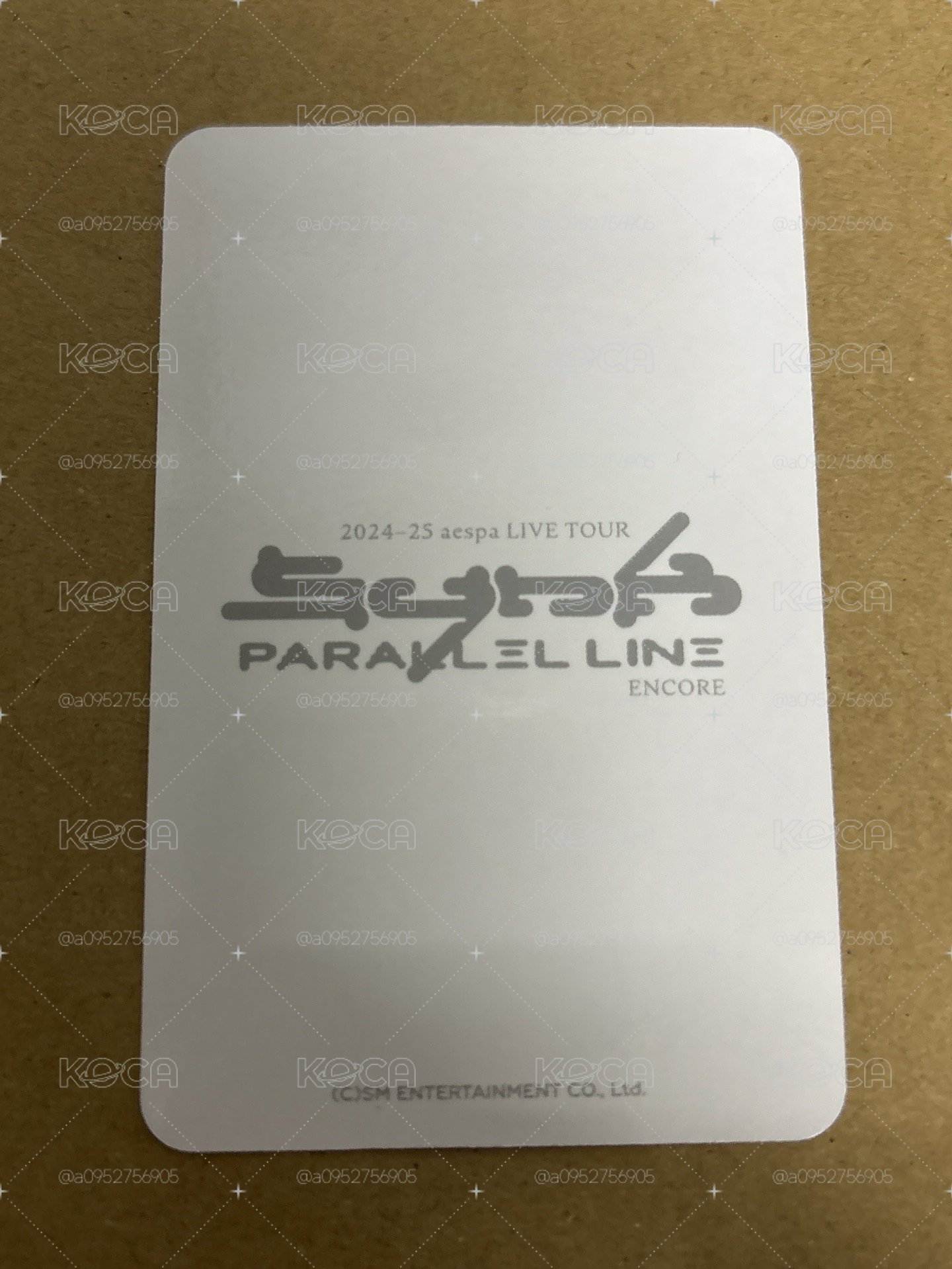 （瑕）二巡 隨機卡 首爾安可場 柚