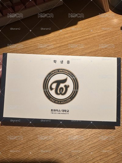 TWICE university 娜璉 安可周邊