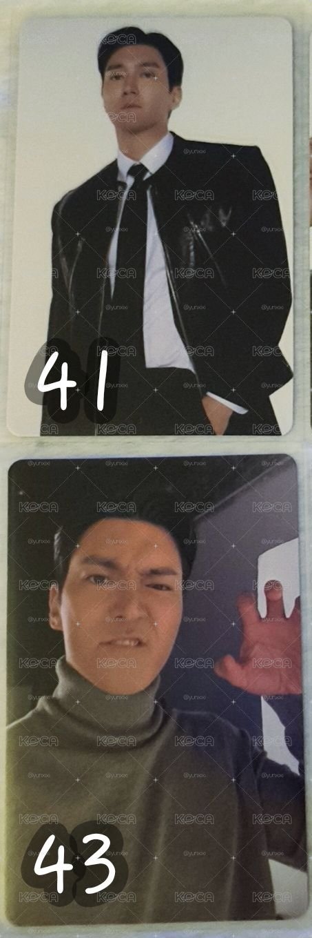 始源 台灣展覽隨機卡兩張一組
