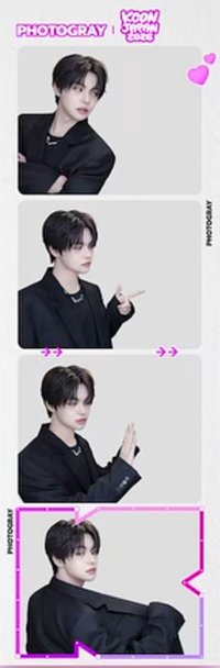 2026 KCON JAPAN  PHOTOGRAY 人生四格卡 / 拍貼 