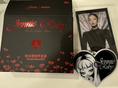 MINISO x JENNIE 名創聯名拍立得掛件盲袋
