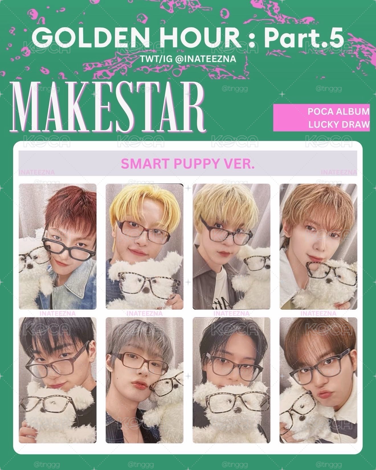 ATEEZ GoldenHourPart.5 MSLD 聰明小狗+disco髮夾 尚琦