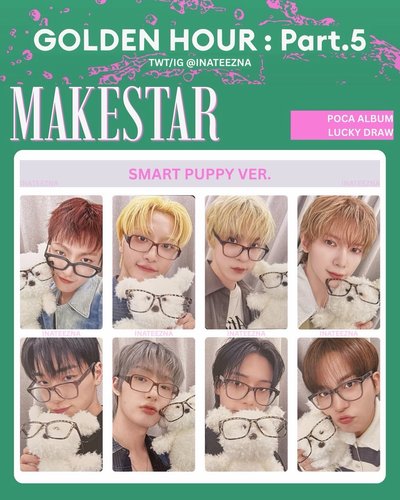 ATEEZ GoldenHourPart.5 MSLD 聰明小狗+disco髮夾 尚琦