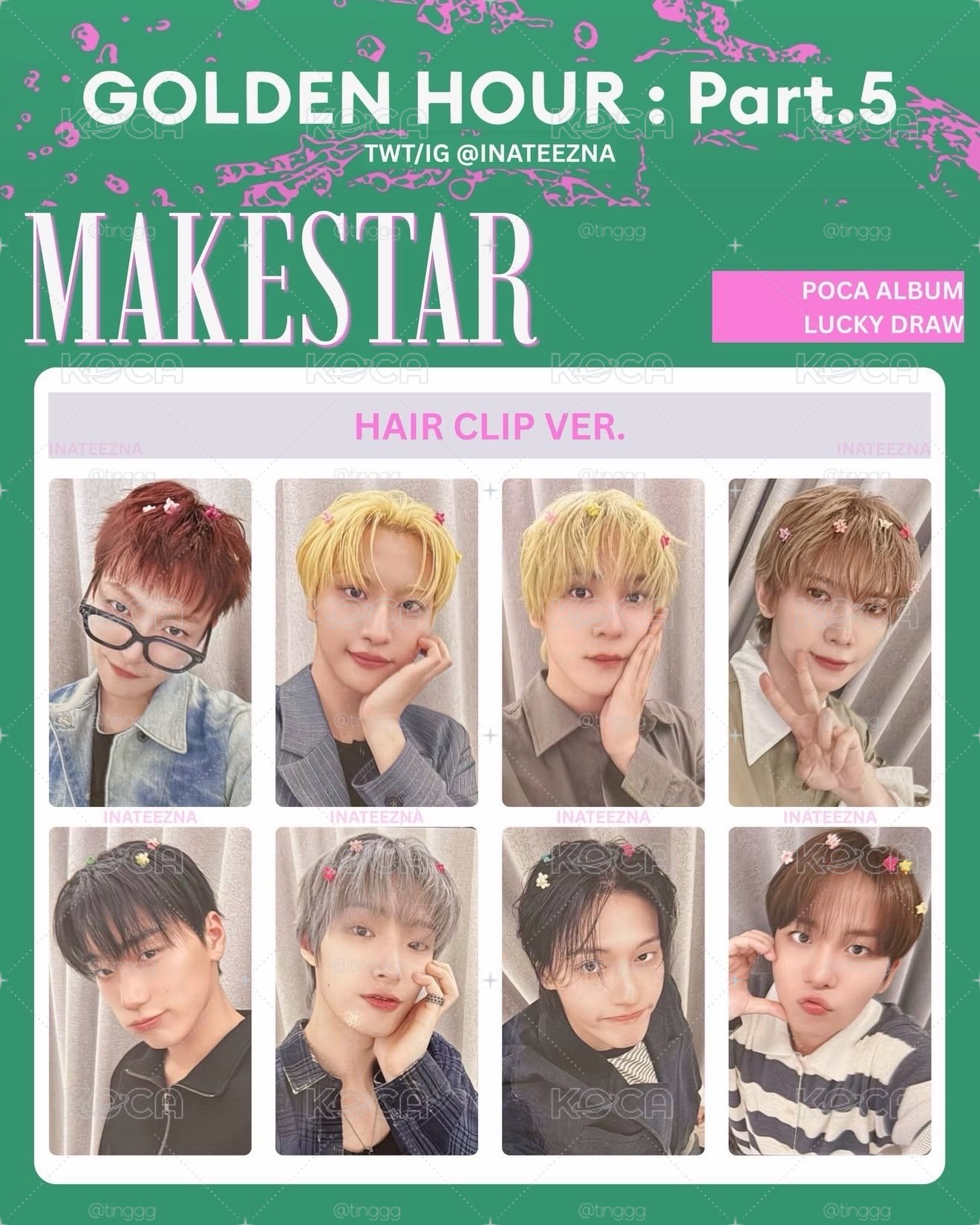 ATEEZ GoldenHourPart.5 MSLD 聰明小狗+disco髮夾 尚琦