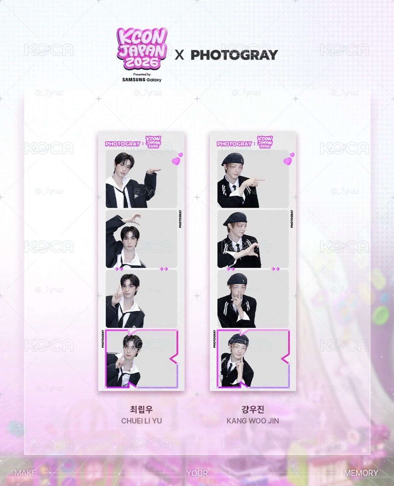 26KCON JP PHOTOGRAY 人生四格代印