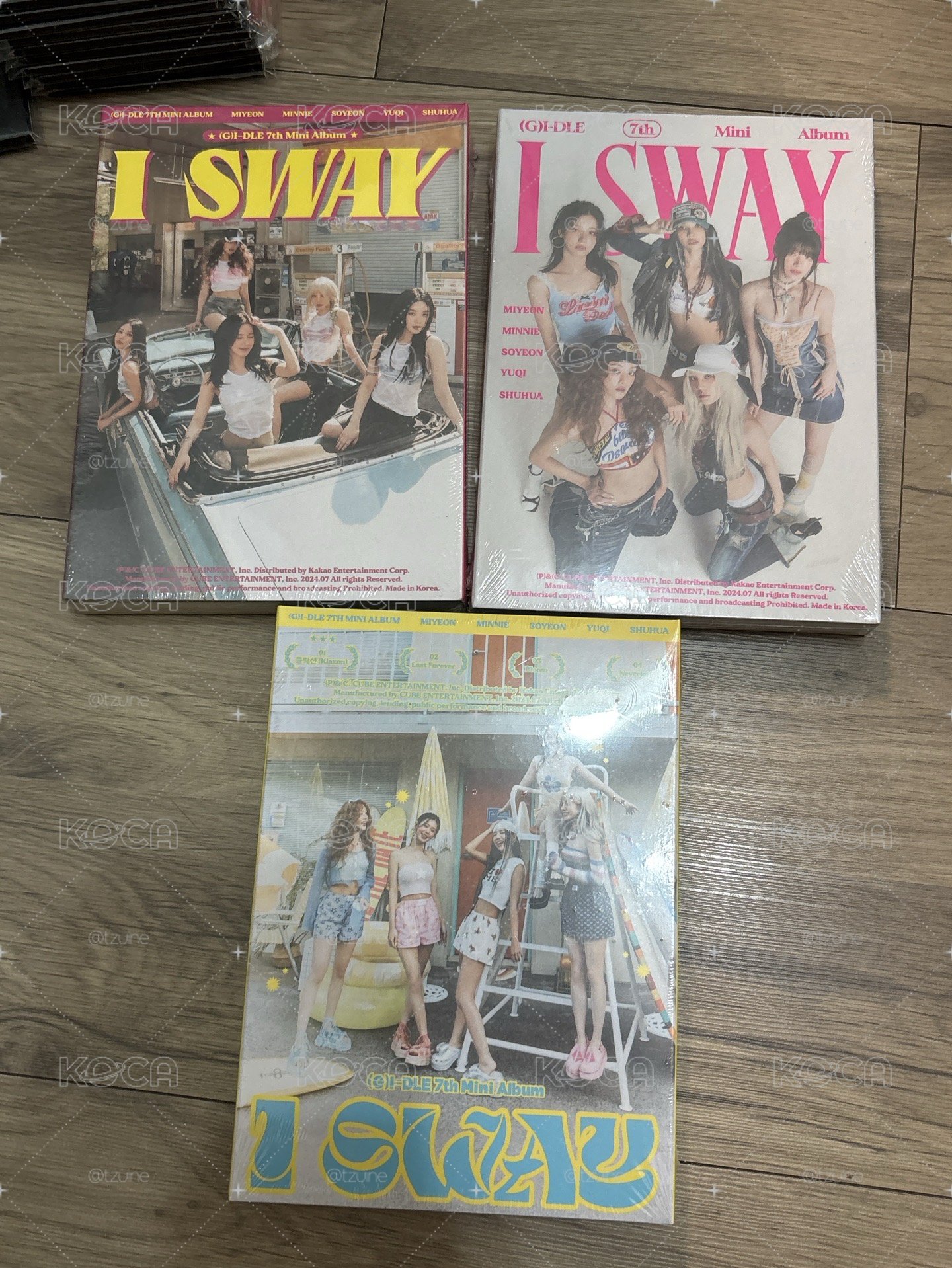 I-DLE | I sway 普版未拆專 | 三版一套