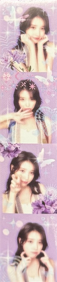 꽃갈피 셋 專輯內容物 人生四格卡 / 拍貼 