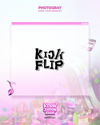 KickFlip X [KCON JAPAN 2026 X PHOTOGRAY]人生四格卡 代印 1組兩張