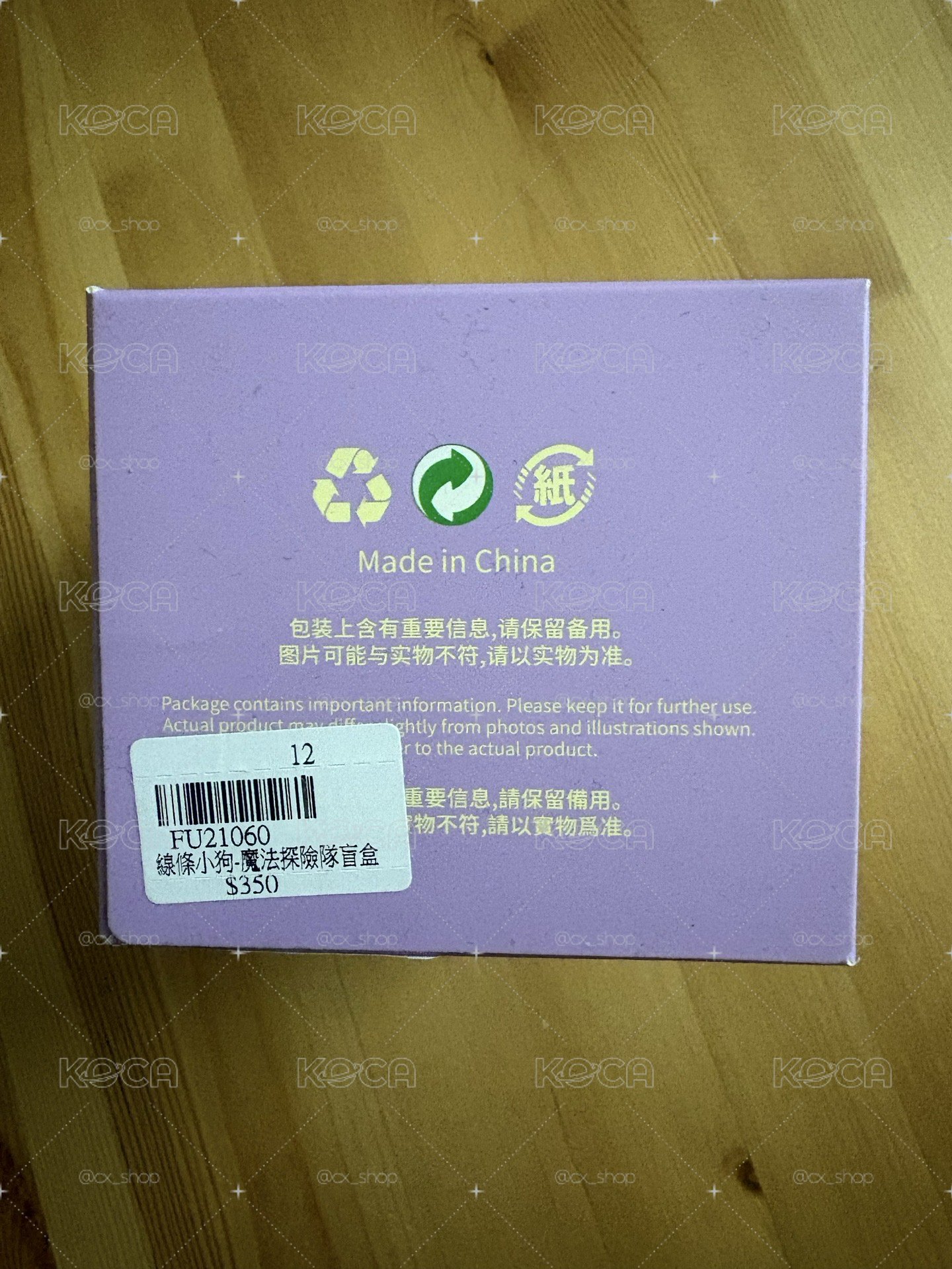 【拆盒未拆袋】線條小狗 魔法探險隊系列 盲盒公仔 確定款 - 冒險啟程 (Pawventure) 有卡