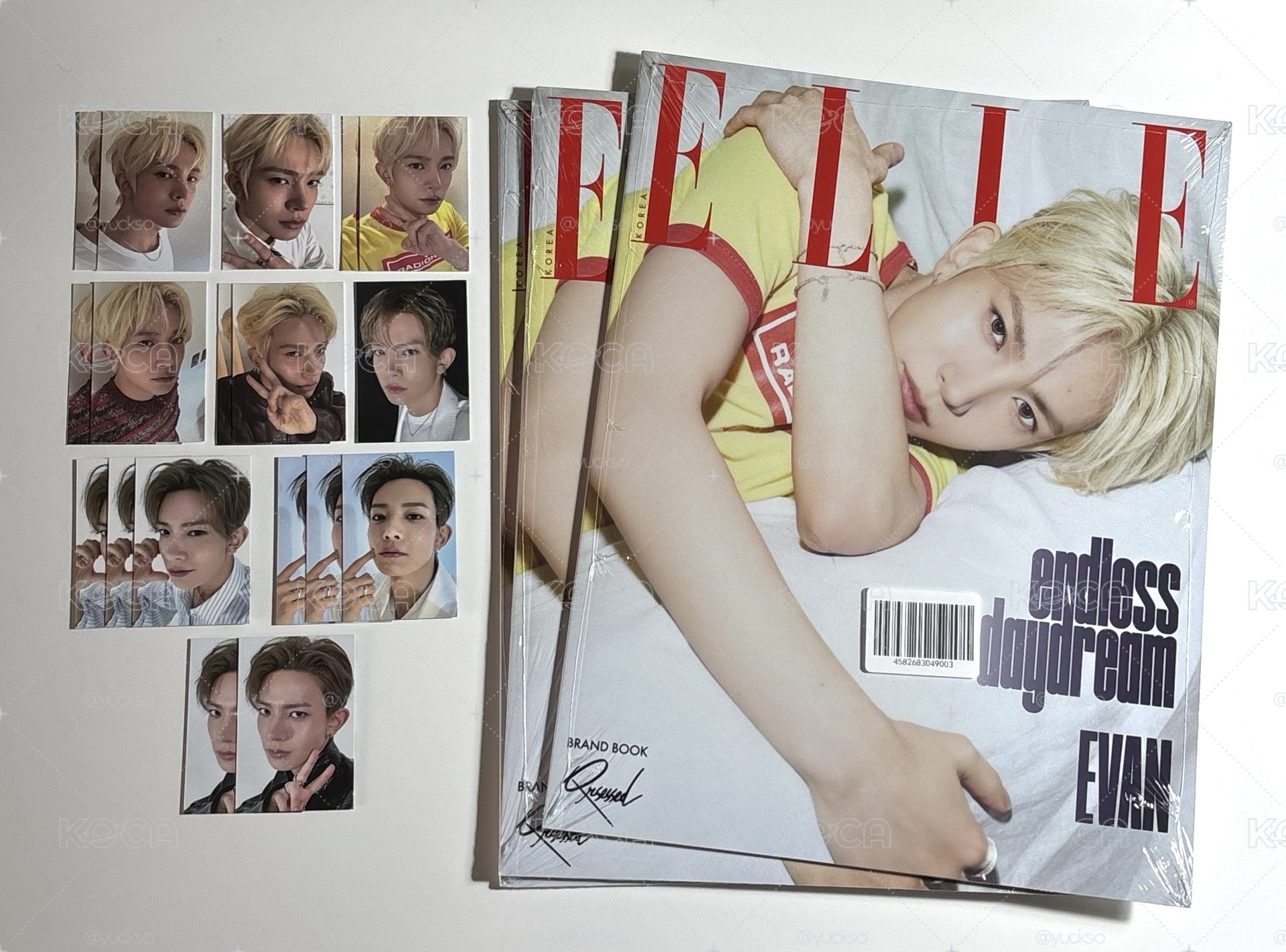 Evan 羲承 qrsessed 美瞳 Elle 雜誌 小卡