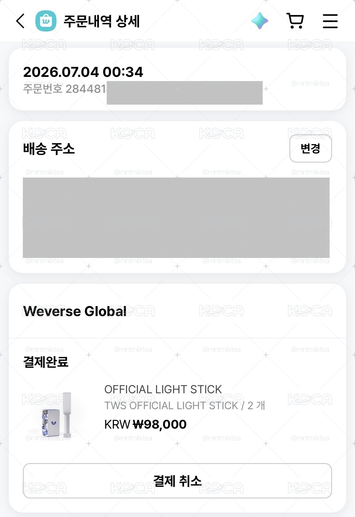 預購 TWS OFFICIAL LIGHT STICK 手燈