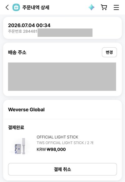 預購 TWS OFFICIAL LIGHT STICK 手燈