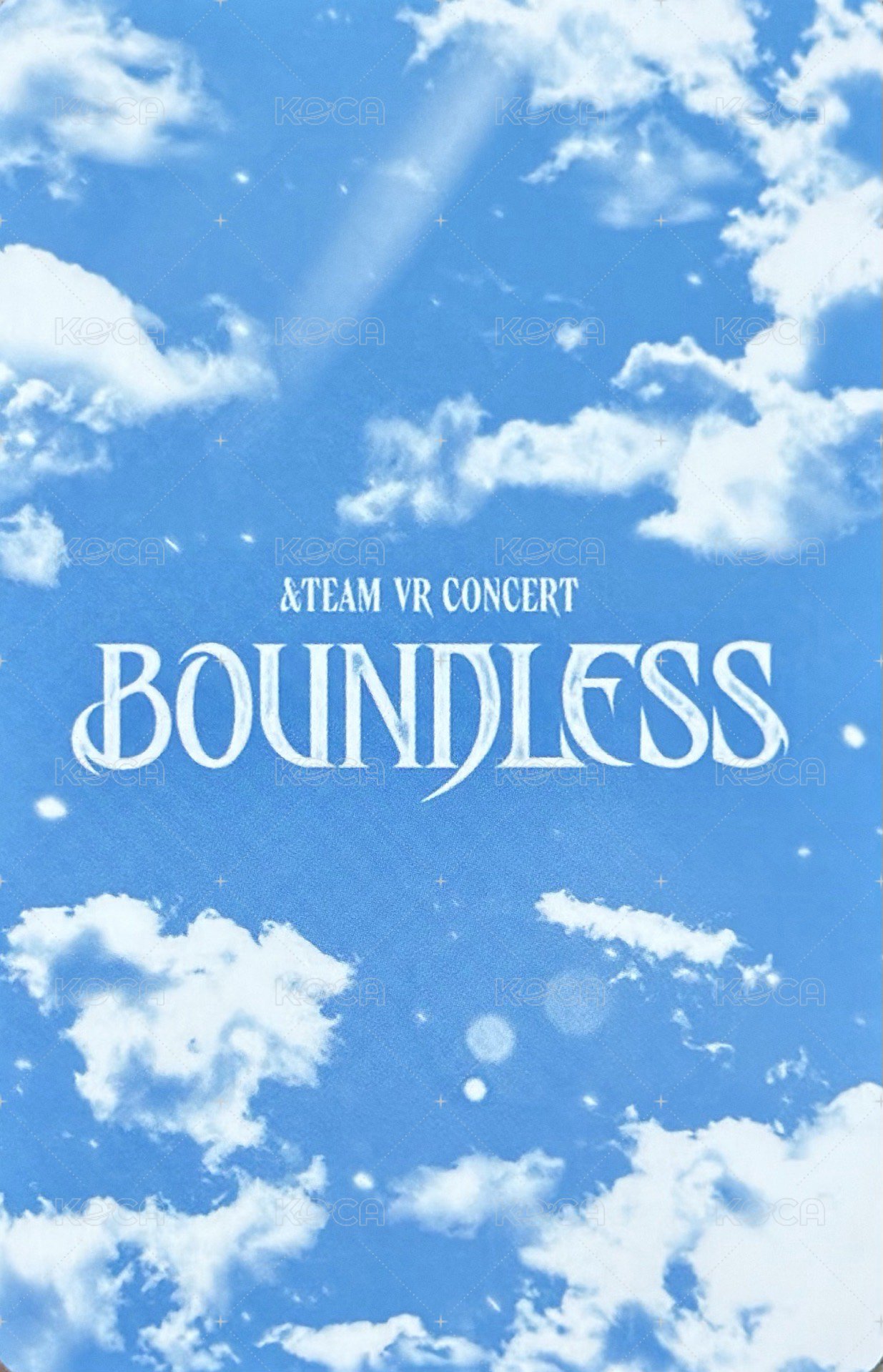 BOUNDLESS 特典卡 第二彈 鈕扣ver. 背面