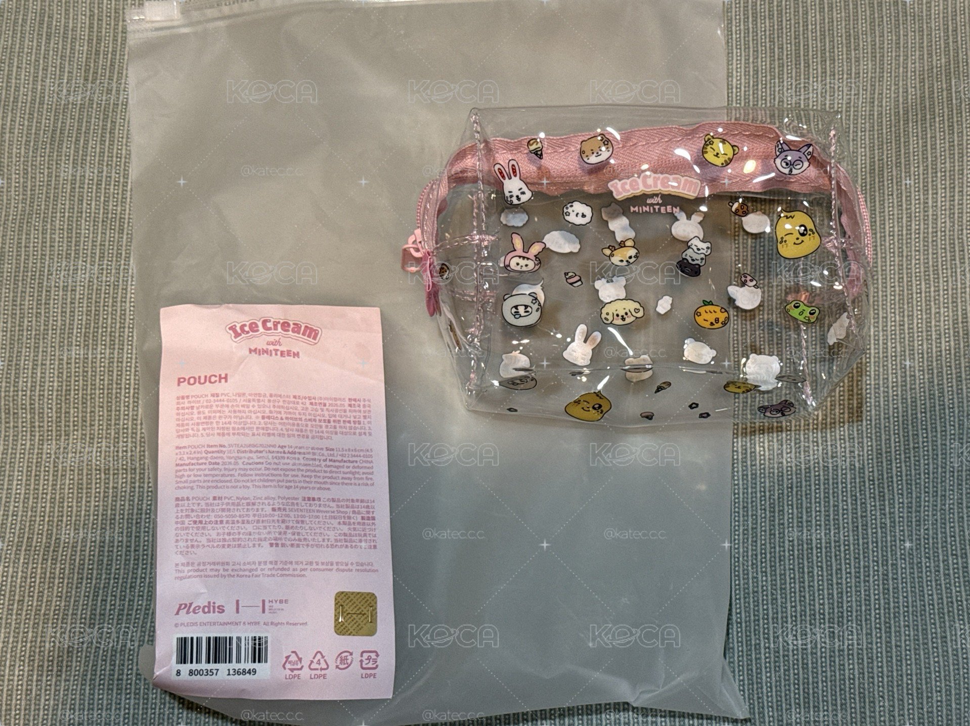 Miniteen ice cream 台灣限定收納包/化妝包