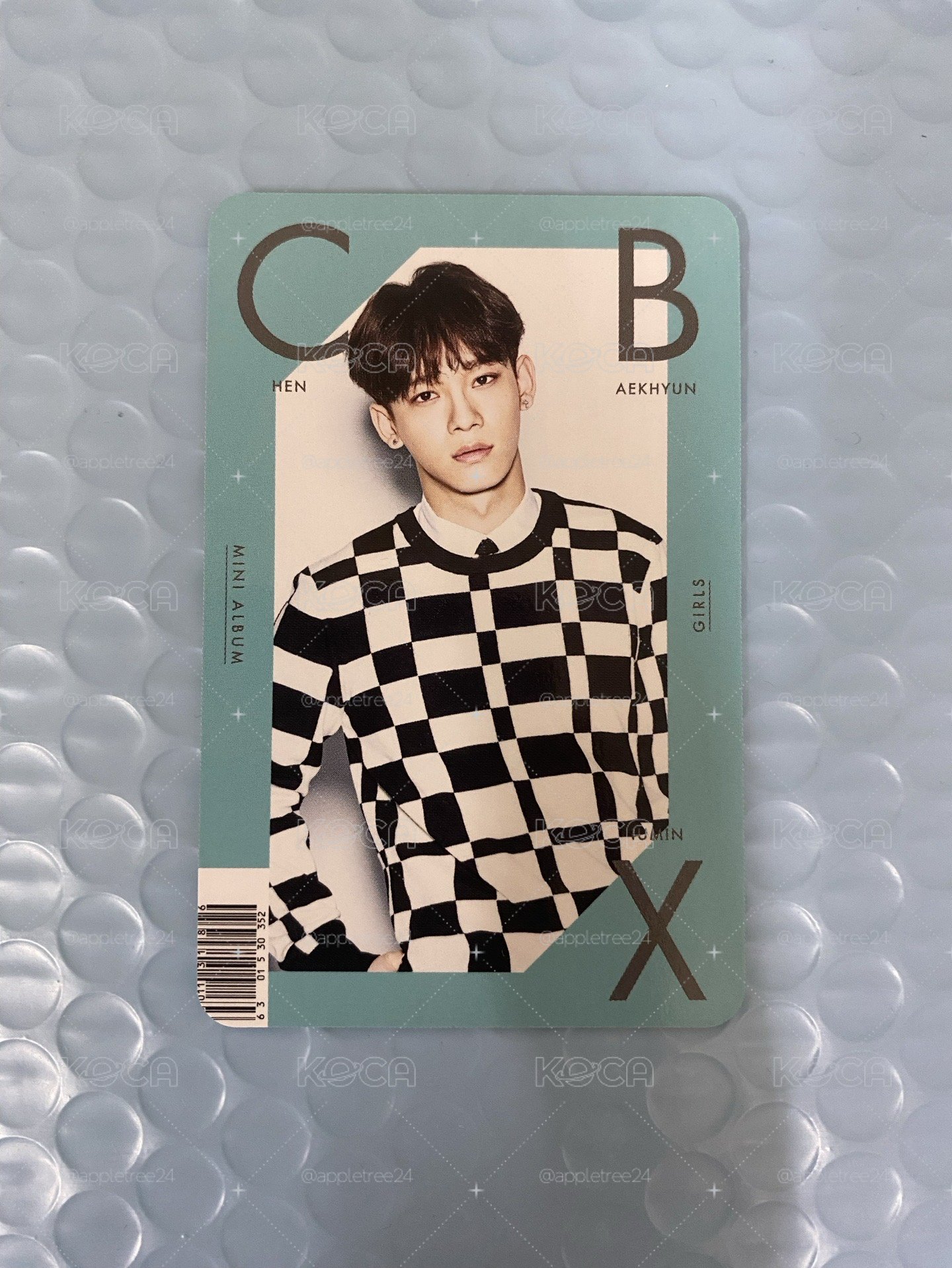 EXO GIRLS CHEN 日本專輯小卡