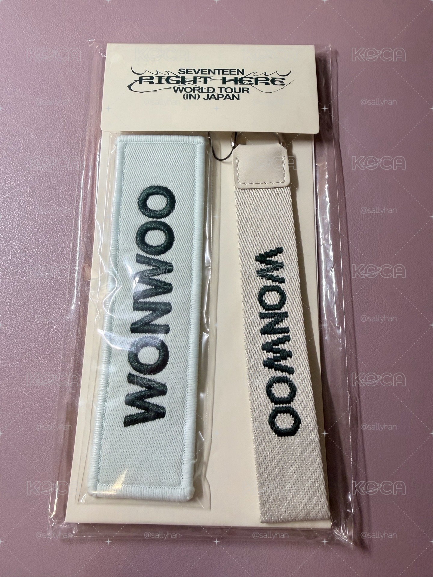 Seventeen RH 日巡布章、手機繩 wonwoo