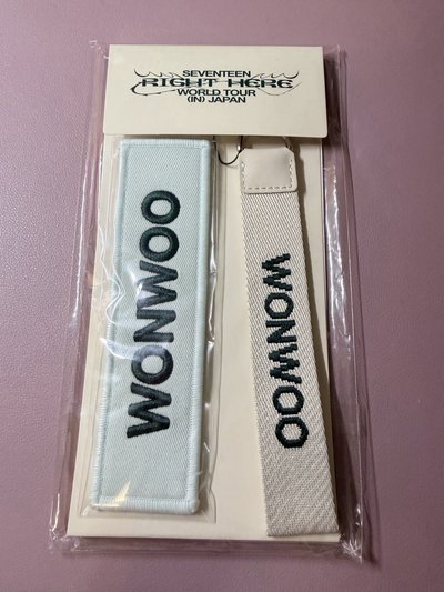 Seventeen RH 日巡布章、手機繩 wonwoo