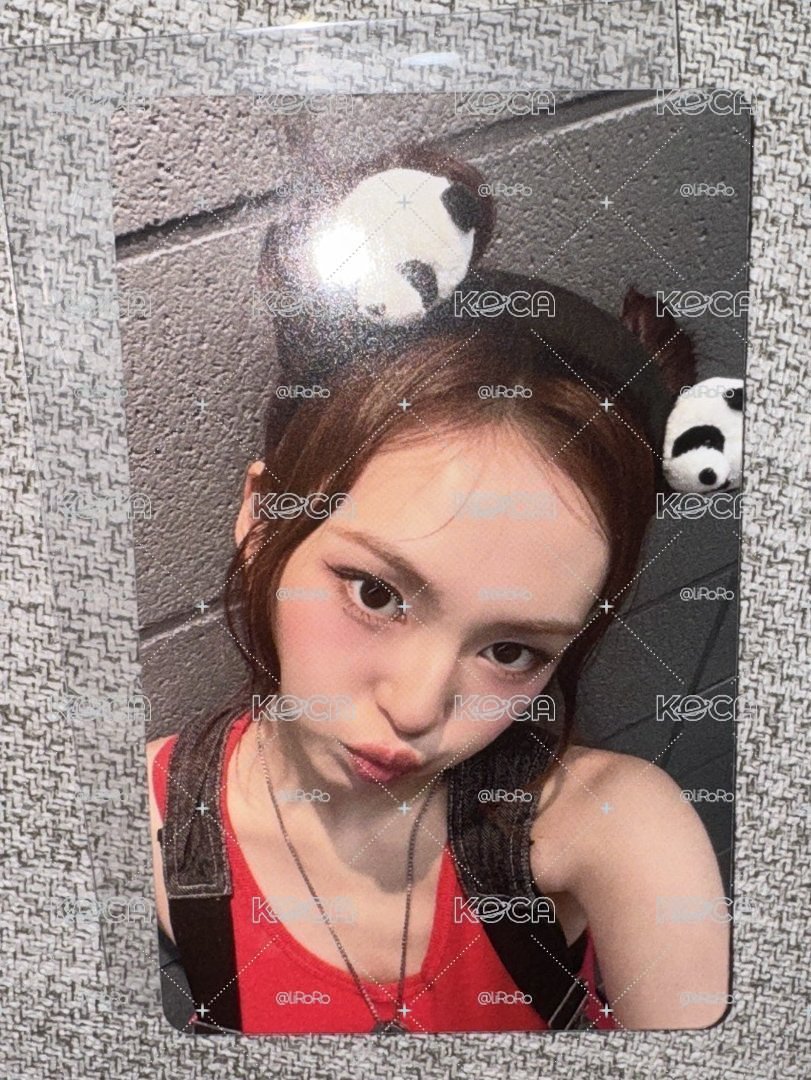 一元起標！競標 🩵BABYMONSTER CHIQUITA 快閃滿額卡 熊貓柒 含原袋