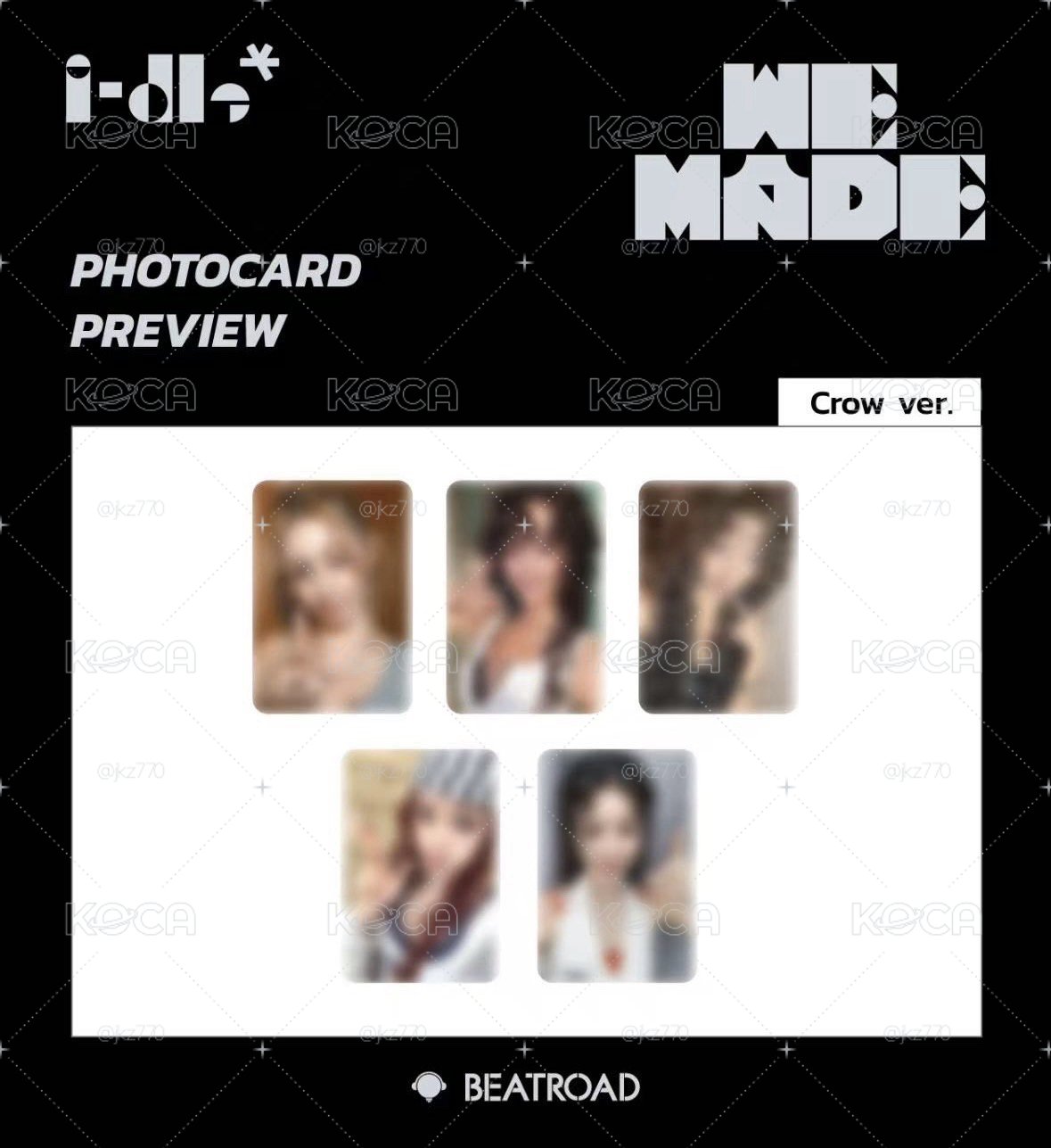 【預購】i-dle 迷9 Br預售1.0單卡