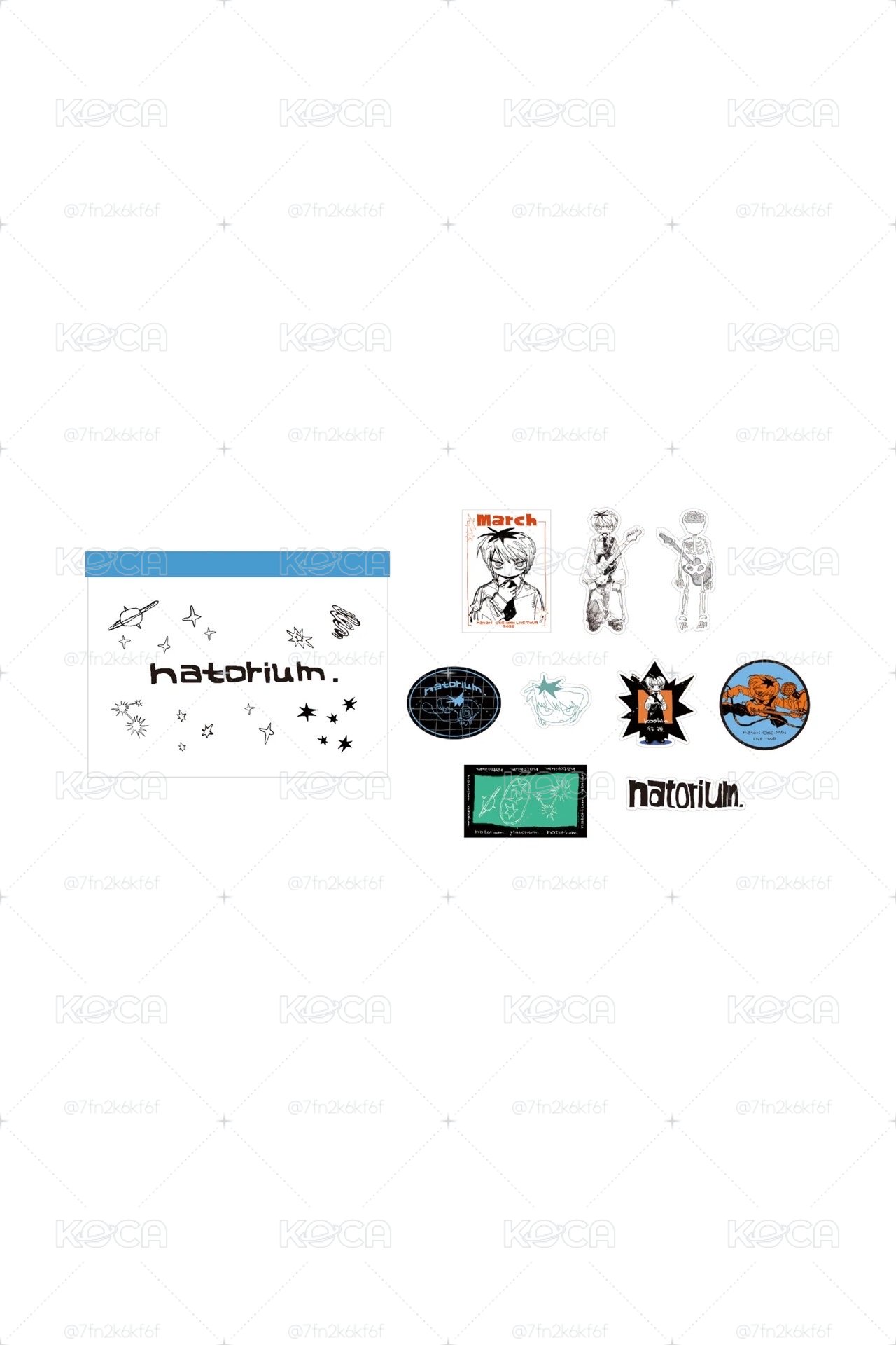 【非現 在途】natorium貼紙組