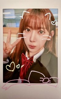 School Days 隨機卡 拍立得 塗鴉
