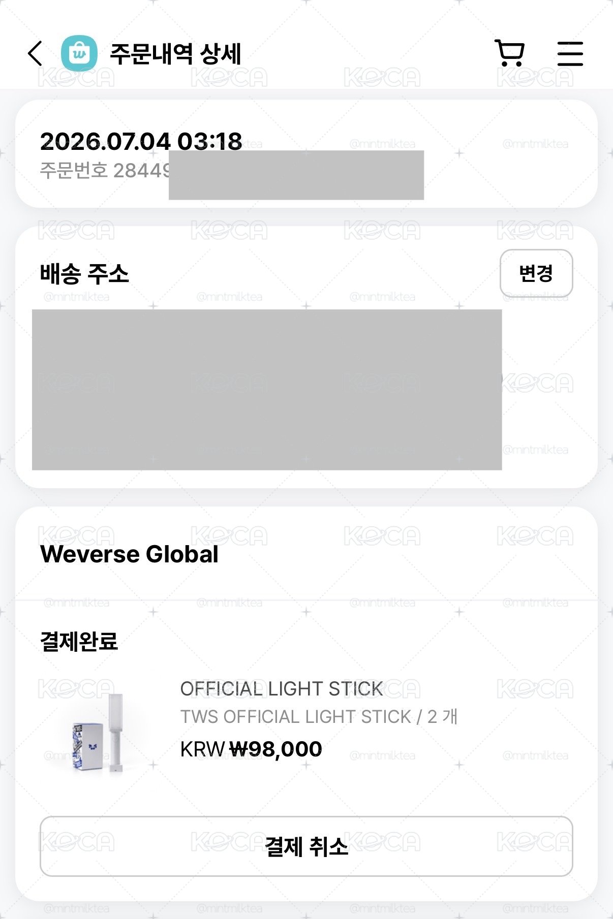 預購 TWS OFFICIAL LIGHT STICK 手燈