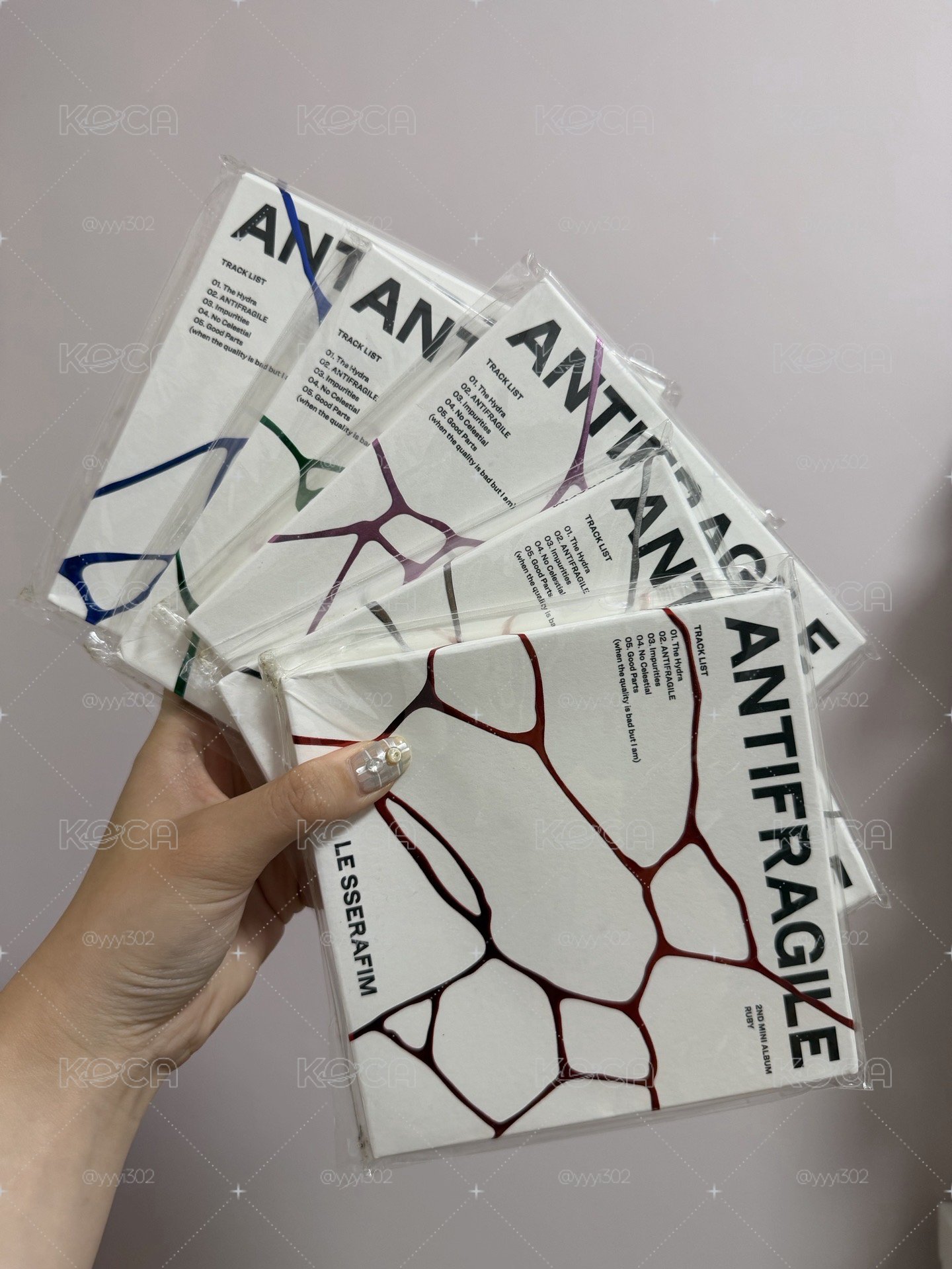 ANTIFRAGILE 專輯 單封 5張一套