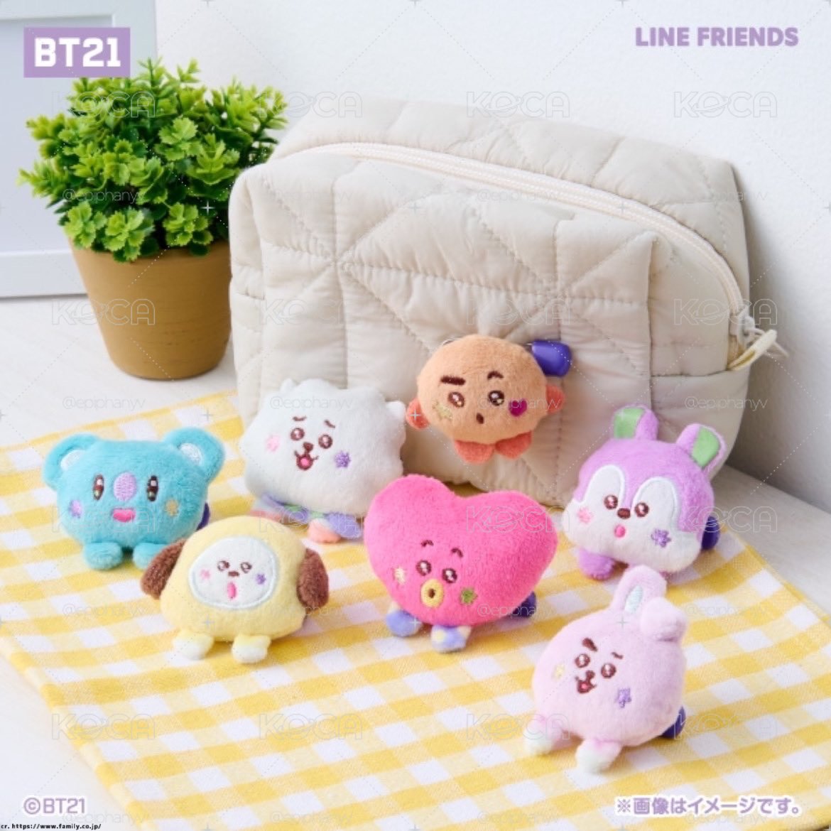 COOKY / BT21 x 日本全家限定 毛絨胸針盲盒