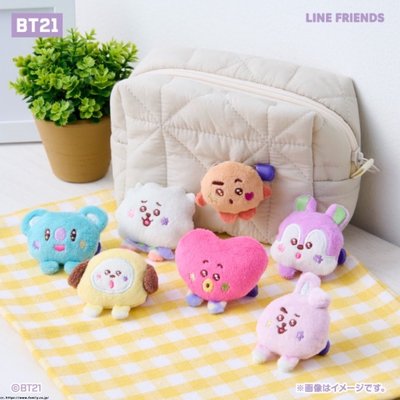 COOKY / BT21 x 日本全家限定 毛絨胸針盲盒