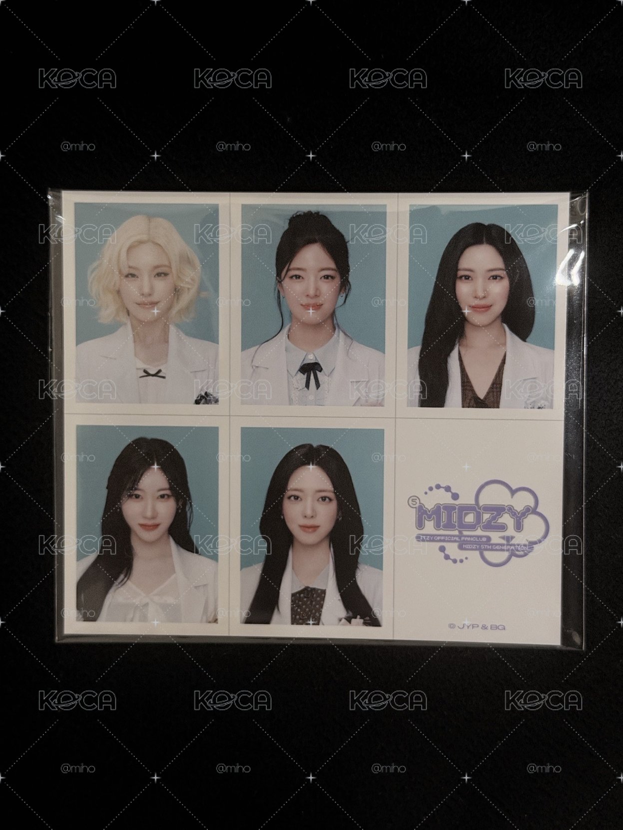 👑ITZY 五期會員禮 小卡全+證件照