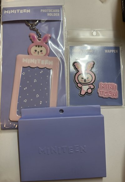 現貨 SEVENTEEN MINITEEN 7-11第1彈 收納包卡套刺繡布章 淨漢